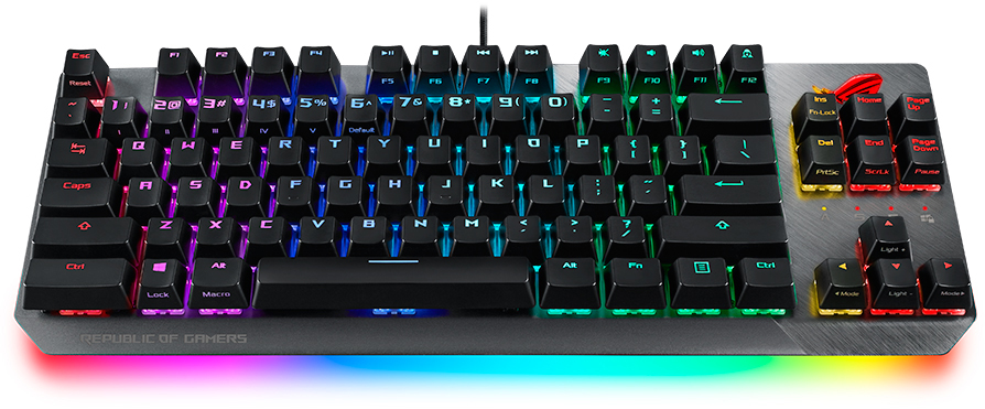 

Игровая клавиатура Asus ROG Strix Scope TKL Cherry MX Red (90MP00N5-BKRA00)
