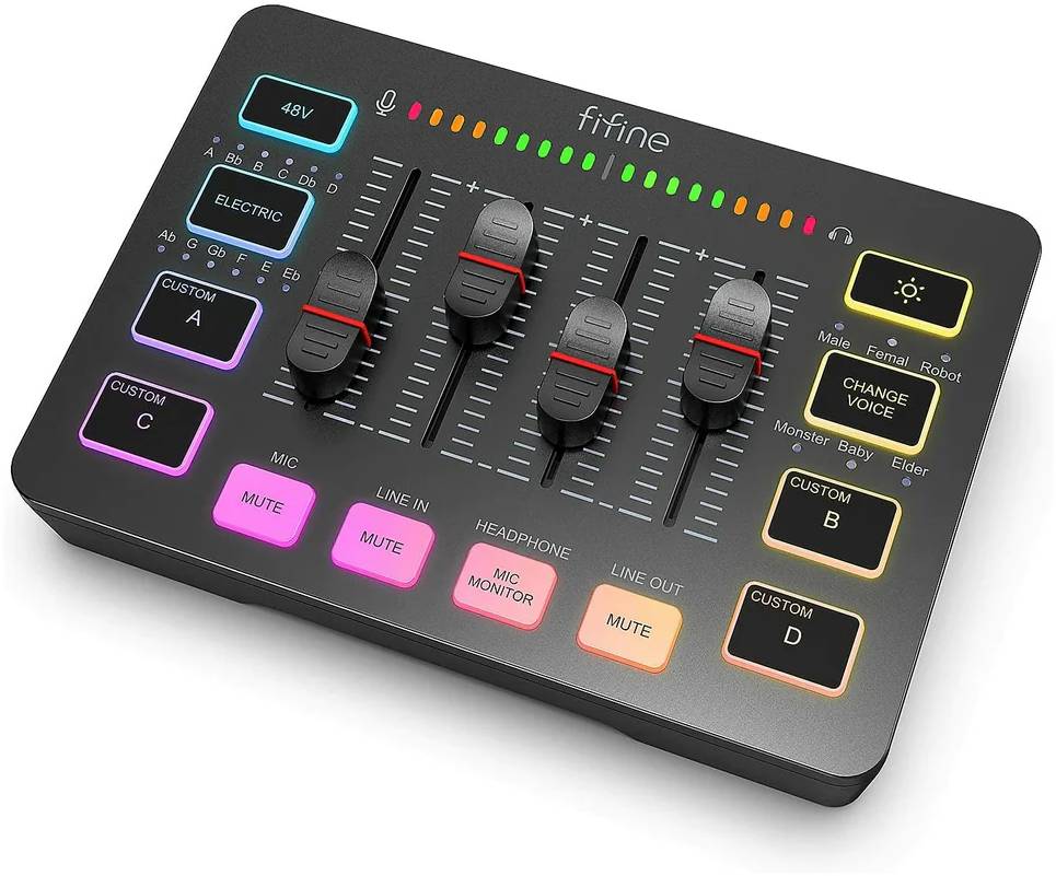 Fifine mixer sc3. Fifine mixer sc3