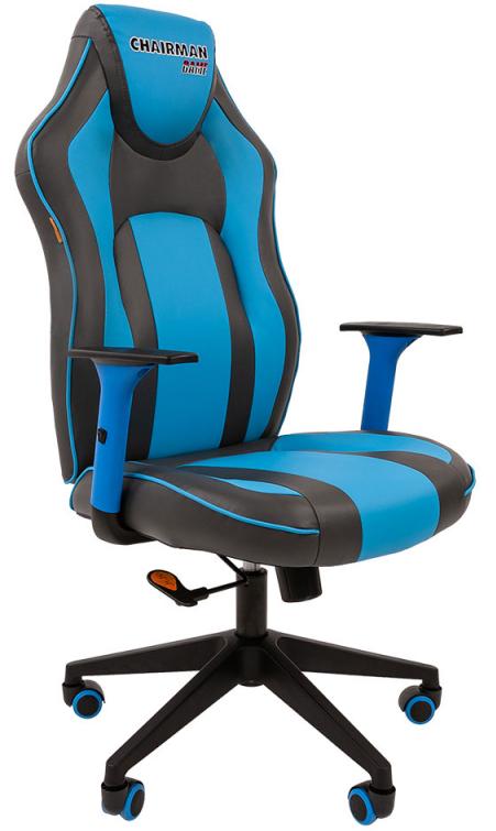 

Игровое кресло Chairman Game 23 (Grey/Blue)