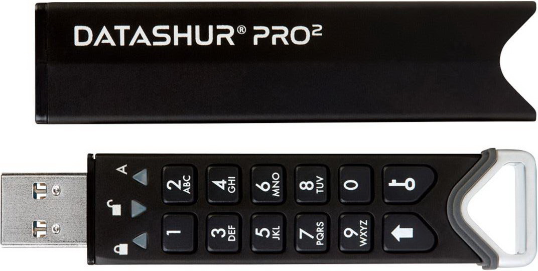 Защищенный USB-накопитель iStorage DatAshur Pro 2 512Gb (Black) купить в интернет-магазине icover