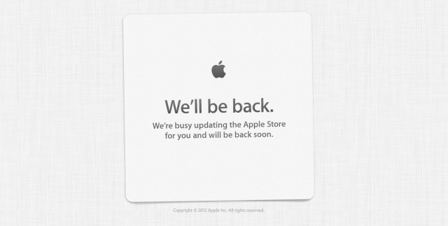 Apple Online Store закрылся перед сегодняшней презентацией