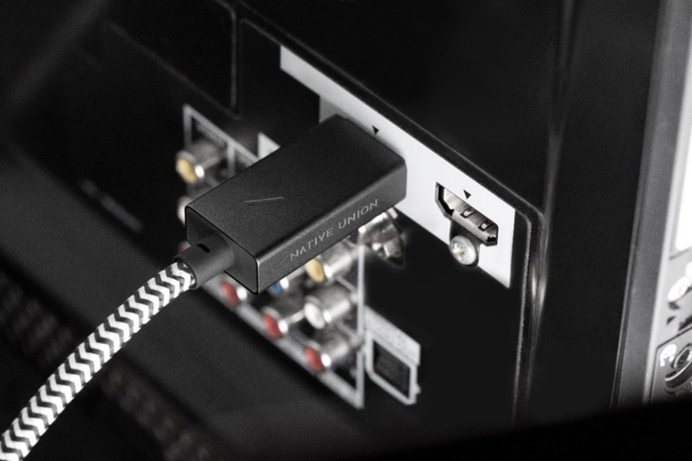 Кабель Native Union (BELT-C-HDMI-ZEB-3) USB-C to HDMI 3m (Zebra) купить в интернет-магазине icover