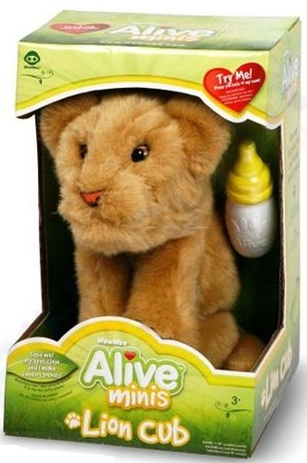 WowWee Alive Mini Lion Cub (01.03.9200) - интерактивная игрушка купить в интернет-магазине icover