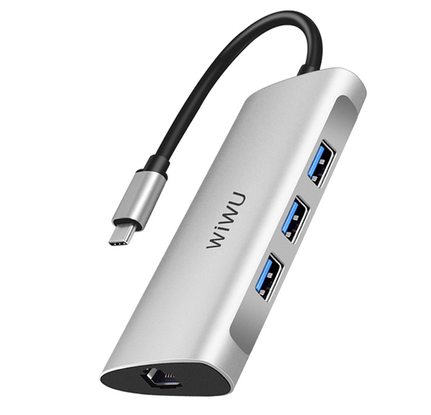 Хаб Wiwu Alpha A631STR (Silver) купить в интернет-магазине icover