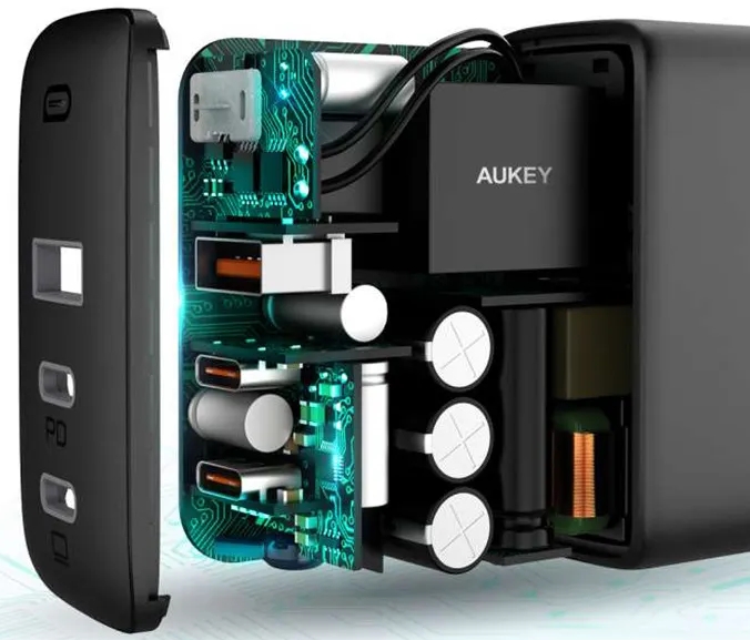 Сетевое зарядное устройство Aukey Omnia Mix 3 PD 90W PA-B6S (Black) купить в интернет-магазине icover