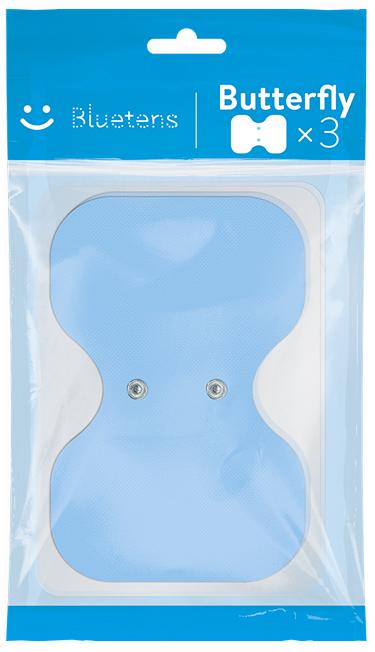 Электроды Bluetens Butterfly for Wireless Clip 3 шт (Blue) купить в интернет-магазине icover
