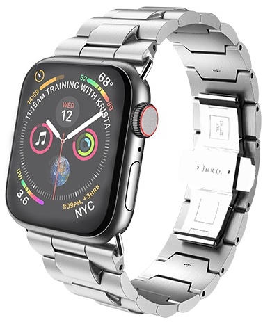 Ремешок HOCO WB03 Grand для Apple Watch Series 2/3/4 42/44mm (Silver) купить в интернет-магазине icover