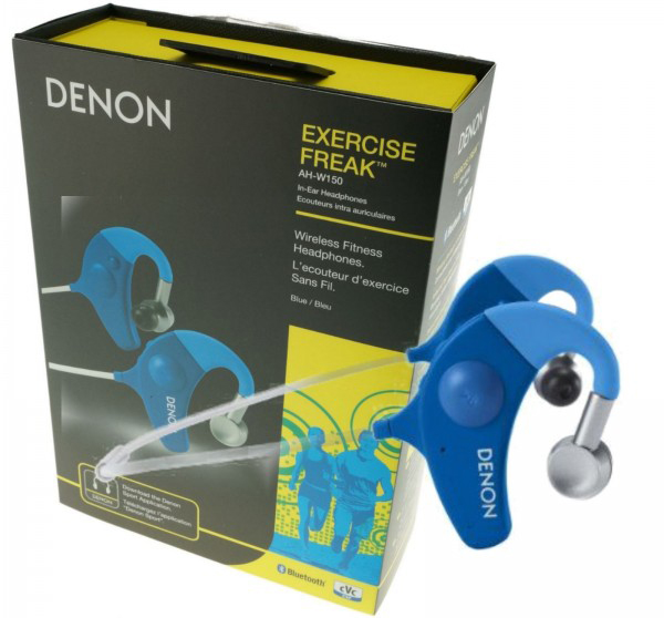 Denon AH-W150 - внутриканальные наушники c микрофоном (Blue) купить в интернет-магазине icover