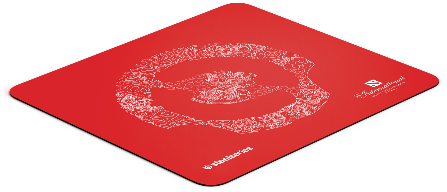 Коврик для мыши Steelseries QcK Large Dota 2 Edition (Red) купить в интернет-магазине icover