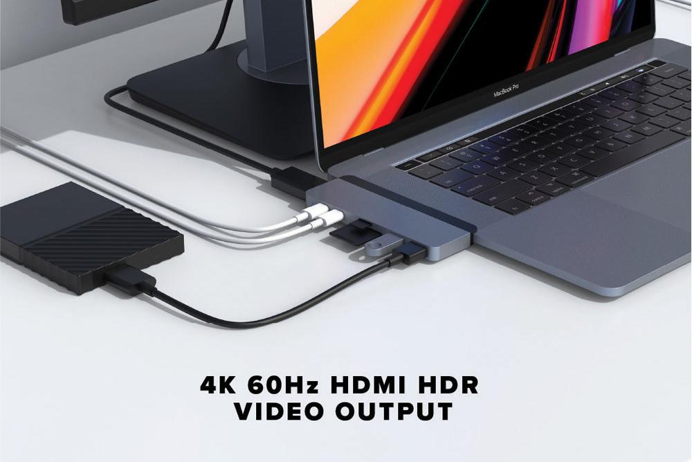 USB-хаб HyperDrive DUO 7-in-2 HD28C (Space Grey) купить в интернет-магазине icover