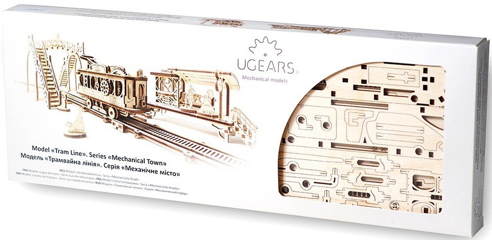 3D-пазл UGears Трамвайная линия (70028) купить в интернет-магазине icover