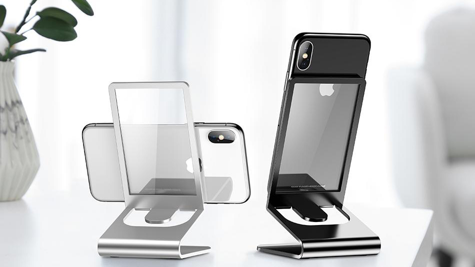Подставка Baseus Suspension Glass Desktop Bracket (SUGENT-XF01) для смартфонов (Black) купить в интернет-магазине icover