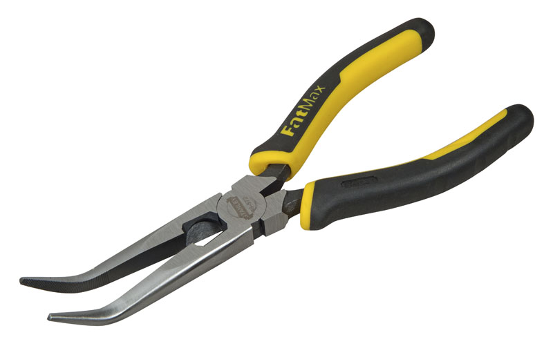 Плоскогубцы с удлиненными изогнутыми губками Stanley FatMax 200 мм 0-89-872 (Black/Yellow) купить в интернет-магазине icover