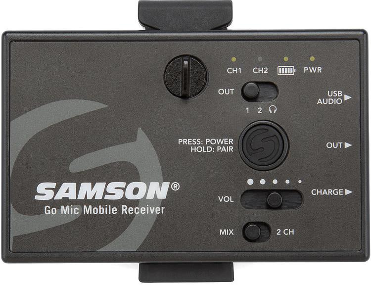 Беспроводной микрофон Samson Go Mic Mobile Lavalier Wireless System (Black) купить в интернет-магазине icover