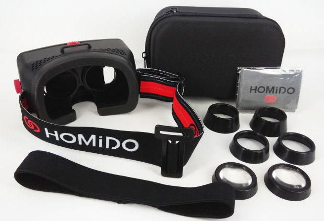 Шлем виртуальной реальности Homido V1 (Black) купить в интернет-магазине icover