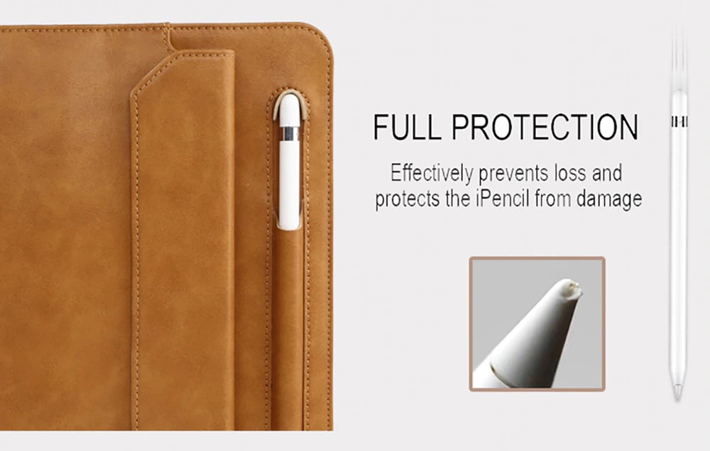 Чехол Jisoncase Mircofiber Leather Case (JS-IM5-01M20) для iPad Mini 5 2019 (Brown) купить в интернет-магазине icover
