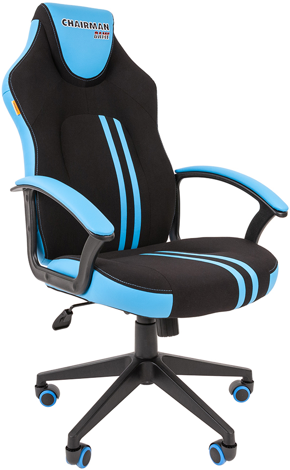 

Игровое кресло Chairman Game 26 00-07053959 (Black/Blue)