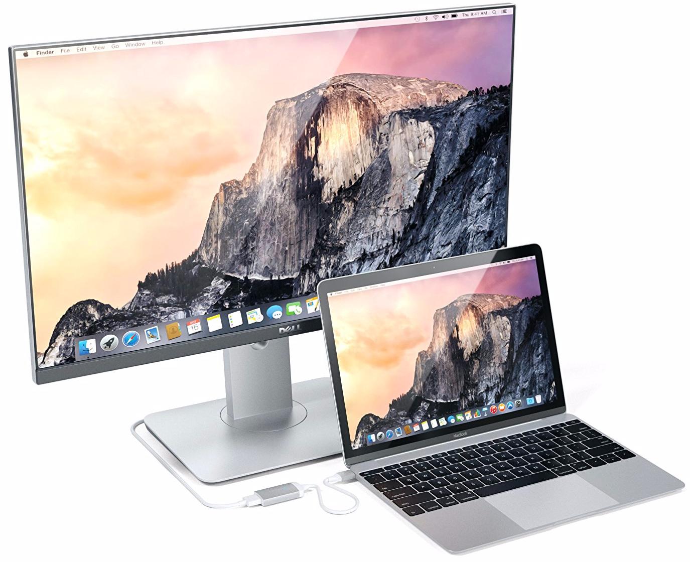 Адаптер Satechi Aluminum Type-C to HDMI ST-TC4KHAS (Silver) купить в интернет-магазине icover