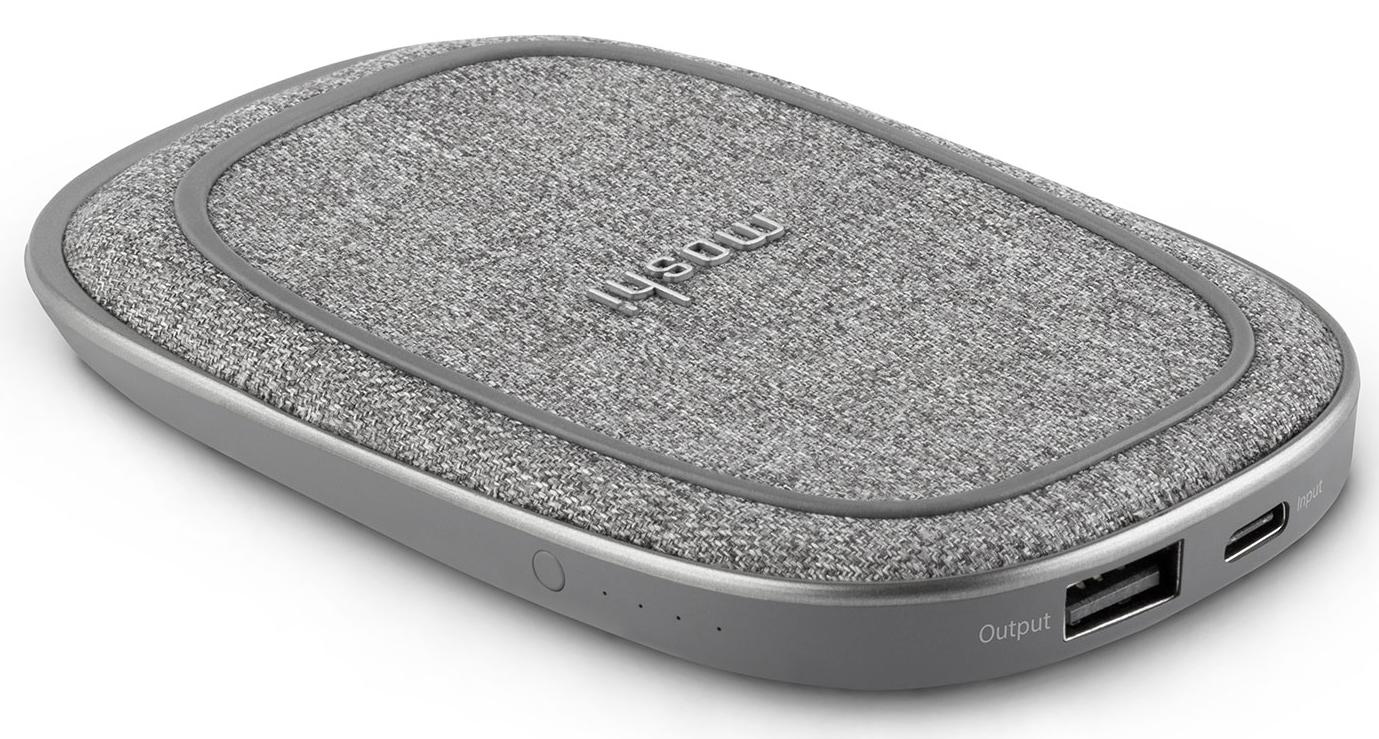 

Внешний аккумулятор Moshi Porto Q 5K 5000mAh (99MO022213) с беспроводной зарядкой (Grey)
