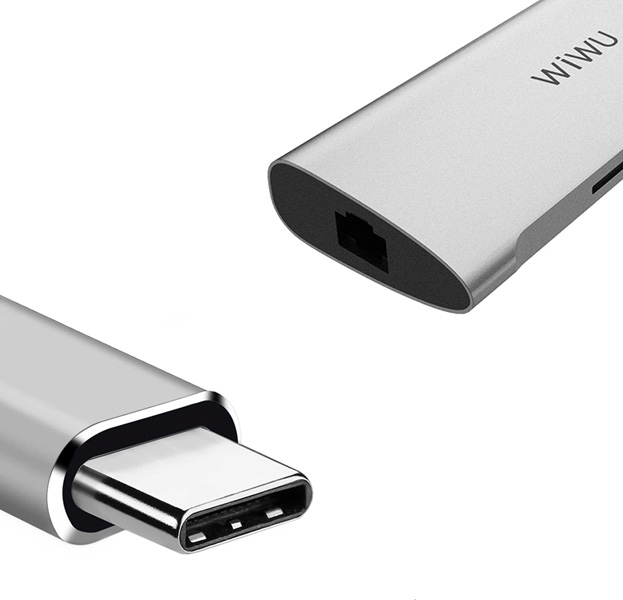 Хаб Wiwu Alpha A631STR (Silver) купить в интернет-магазине icover