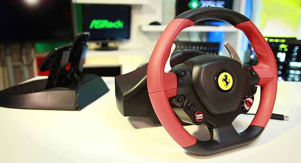 Ferrari 458 spider racing wheel настройка