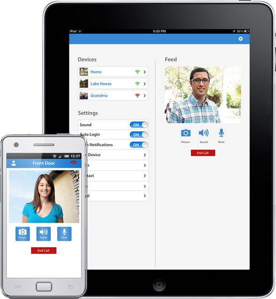 Умный дверной звонок SkyBell Smart Video Doorbell купить в интернет-магазине icover