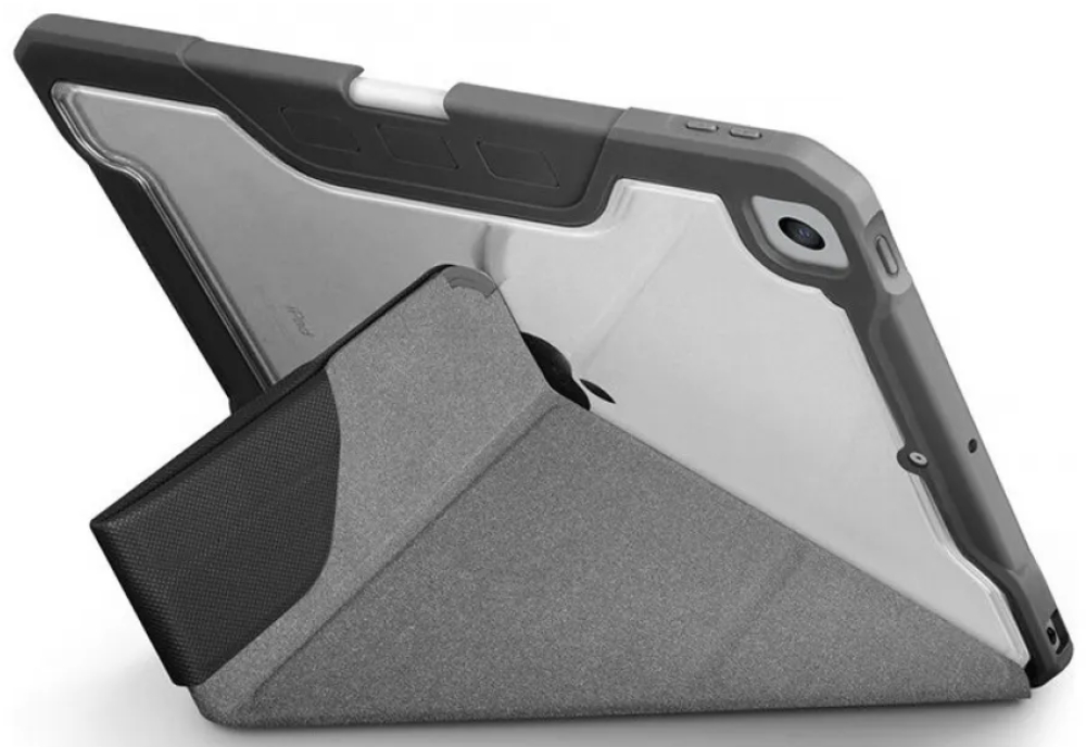 Чехол-книжка Uniq Trexa Anti-microbial для iPad 10.2" 2019/2020 (Black) купить в интернет-магазине icover