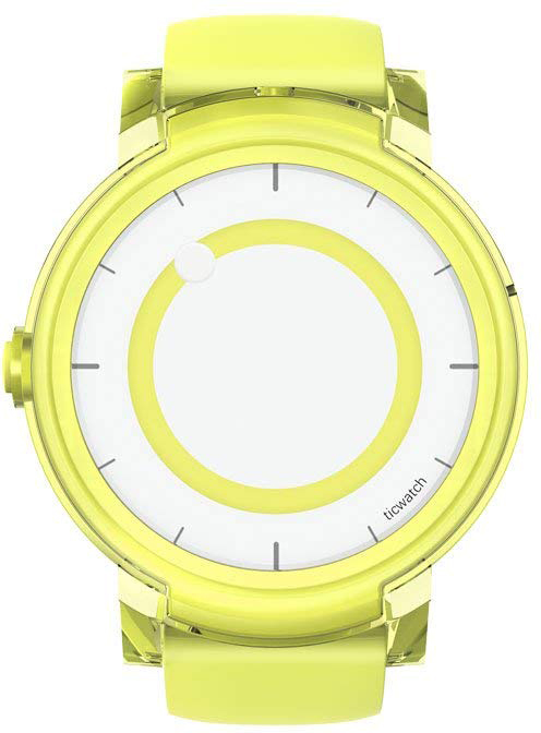 Умные часы Ticwatch Express (Lemon) купить в интернет-магазине icover