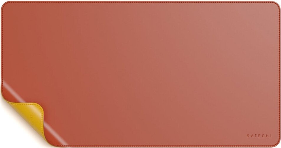Коврик для мыши Satechi Dual Side Eco-Leather Deskmate ST-LDMYO (Yellow/Orange) купить в интернет-магазине icover