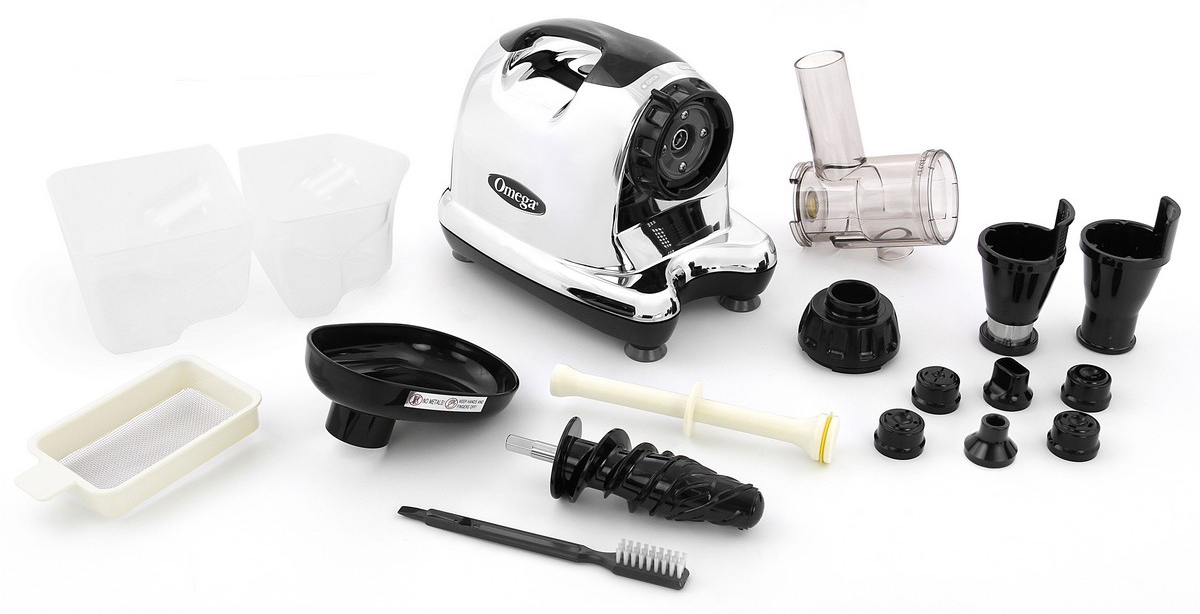 Соковыжималка Omega Juicer 8006 DA-900 (Chrome) купить в интернет-магазине icover
