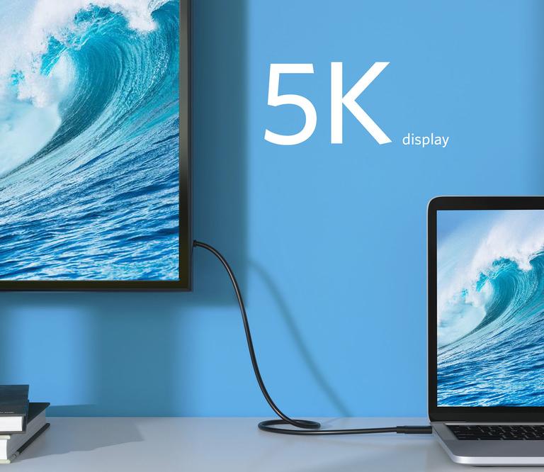 Кабель Anker A8486011 USB-C/USB-C Thunderbolt 3 (Black) купить в интернет-магазине icover
