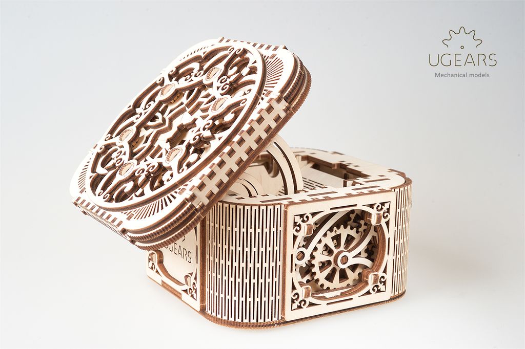 Сборная модель UGears Шкатулка с секретом (70031) купить в интернет-магазине icover