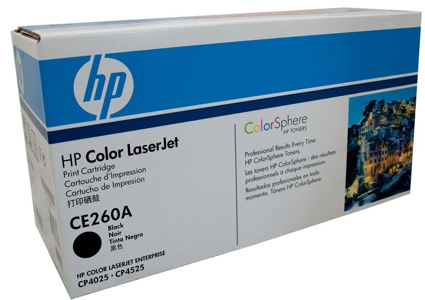 Картридж HP CE260A для принтеров HP Color LaserJet CP4025/CP4525 (Black) купить в интернет-магазине icover