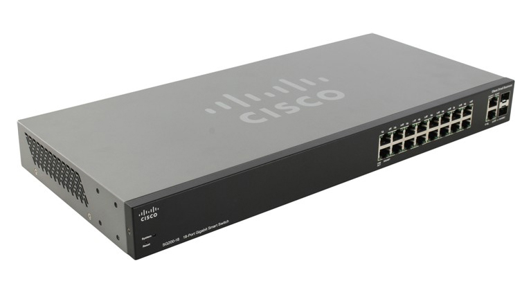 Cisco SG 200-18 18-port Gigabit Smart Switch - управляемый коммутатор купить в интернет-магазине icover