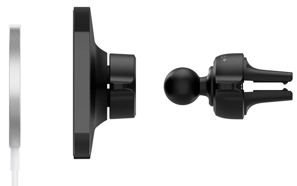Автомобильный держатель Spigen MagFit Car Mount (ACP02791) для MagSafe (Black) купить в интернет-магазине icover