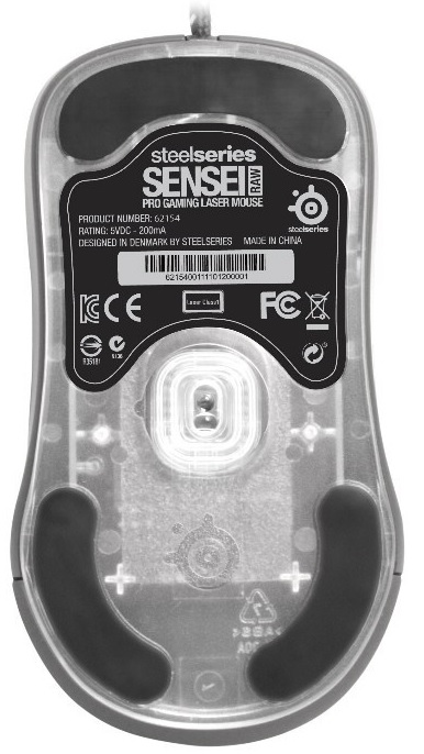 SteelSeries Sensei RAW Rubberized (62155) - проводная мышь (Black) купить в интернет-магазине icover