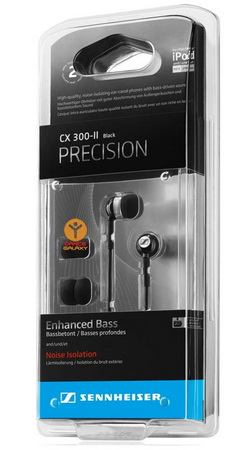 Вставные наушники Sennheiser CX 300-II (Black) купить в интернет-магазине icover