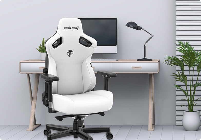 Игровое кресло AndaSeat Kaiser 3 L (White) купить в интернет-магазине icover