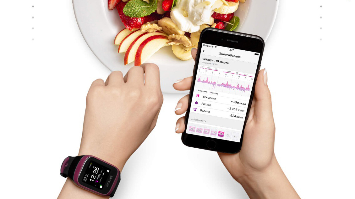 Фитнес-браслет Healbe GoBe 3 (Yellow) купить в интернет-магазине icover