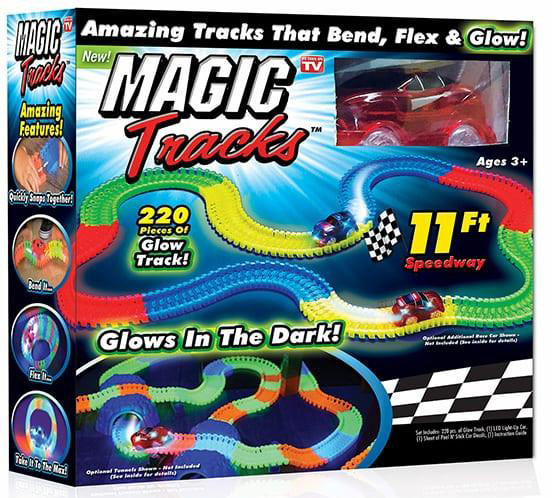 Гоночная трасса-конструктор Magic Tracks 220 деталей купить в интернет-магазине icover