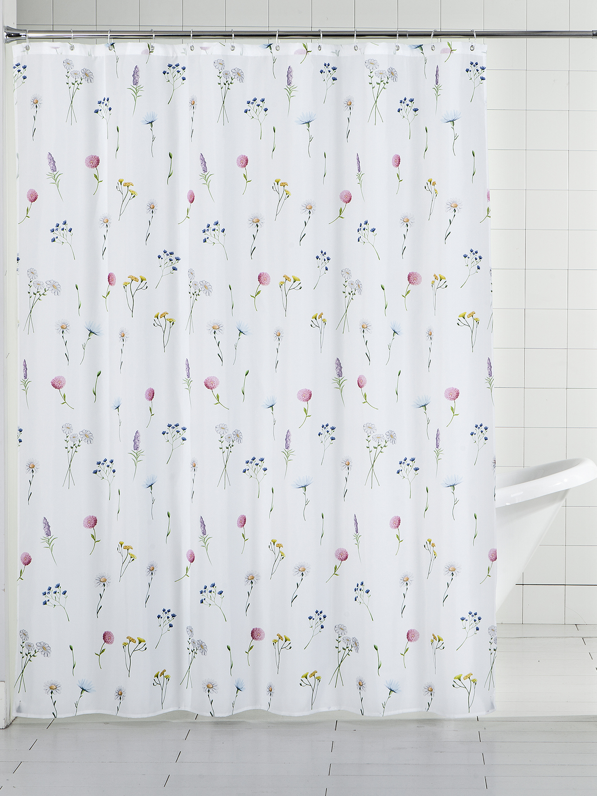 Штора для ванной комнаты Ridberg 180x200 см (Flowers 1) купить в интернет-магазине icover