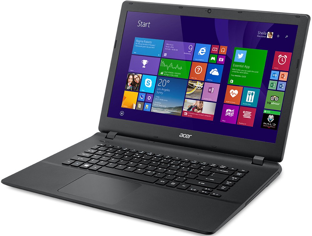 Ноутбук Acer Aspire ES1-520-33YV 15.6" AMD E1-2500 1.4Ghz, 2Gb, 500Gb HDD (NX.G2JER.016) Black купить в интернет-магазине icover