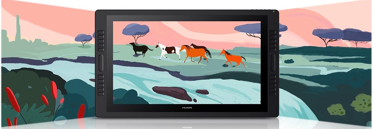 Сенсорный монитор Huion Kamvas Pro 24 (Black) купить в интернет-магазине icover