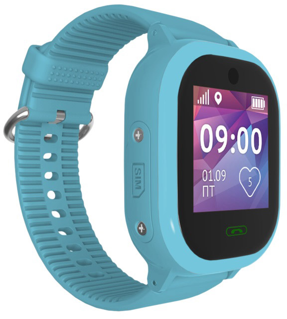 Умные детские часы Кнопка жизни Aimoto Ocean (Cyan) купить в интернет-магазине icover