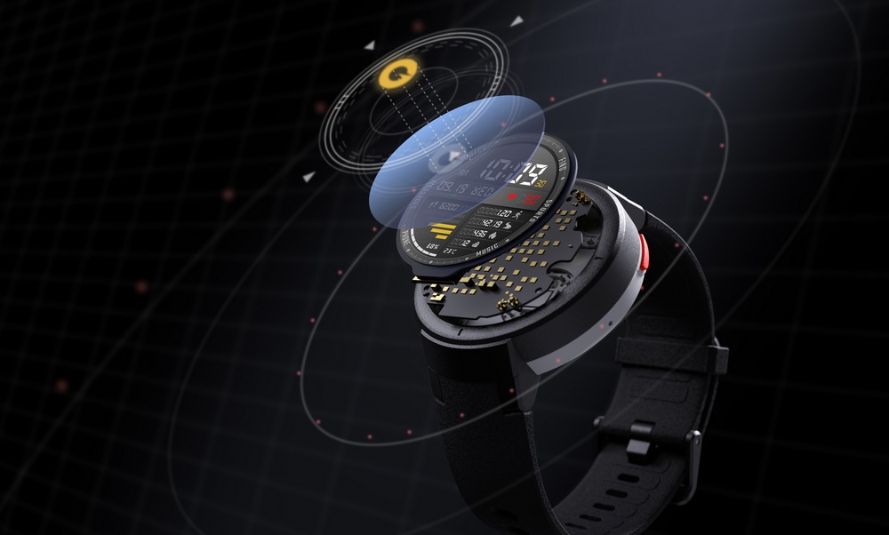 Спортивные часы Xiaomi Huami AMAZFIT Verge International version (Shadow Grey) купить в интернет-магазине icover