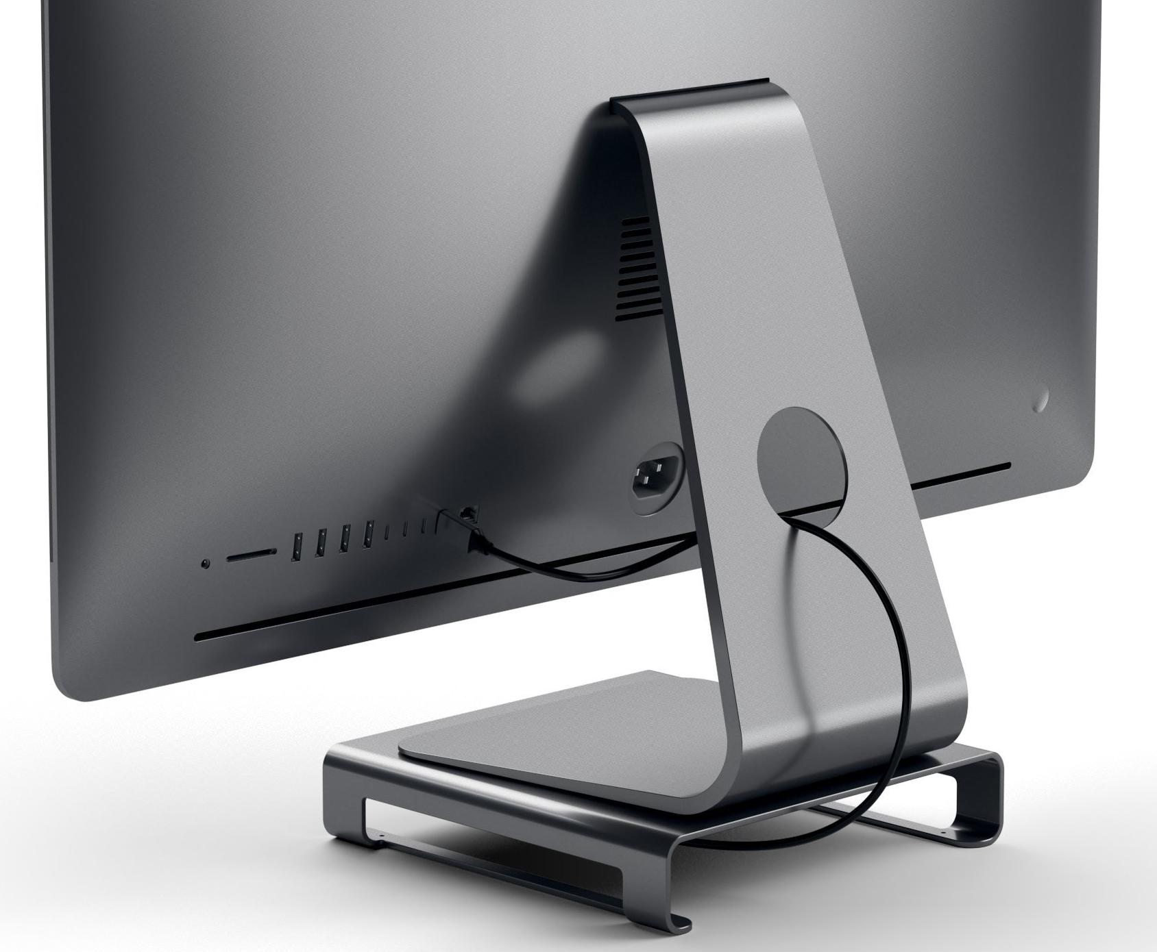 Подставка для монитора Satechi Type-C Aluminum iMac Stand ST-AMSHM (Space Grey) купить в интернет-магазине icover