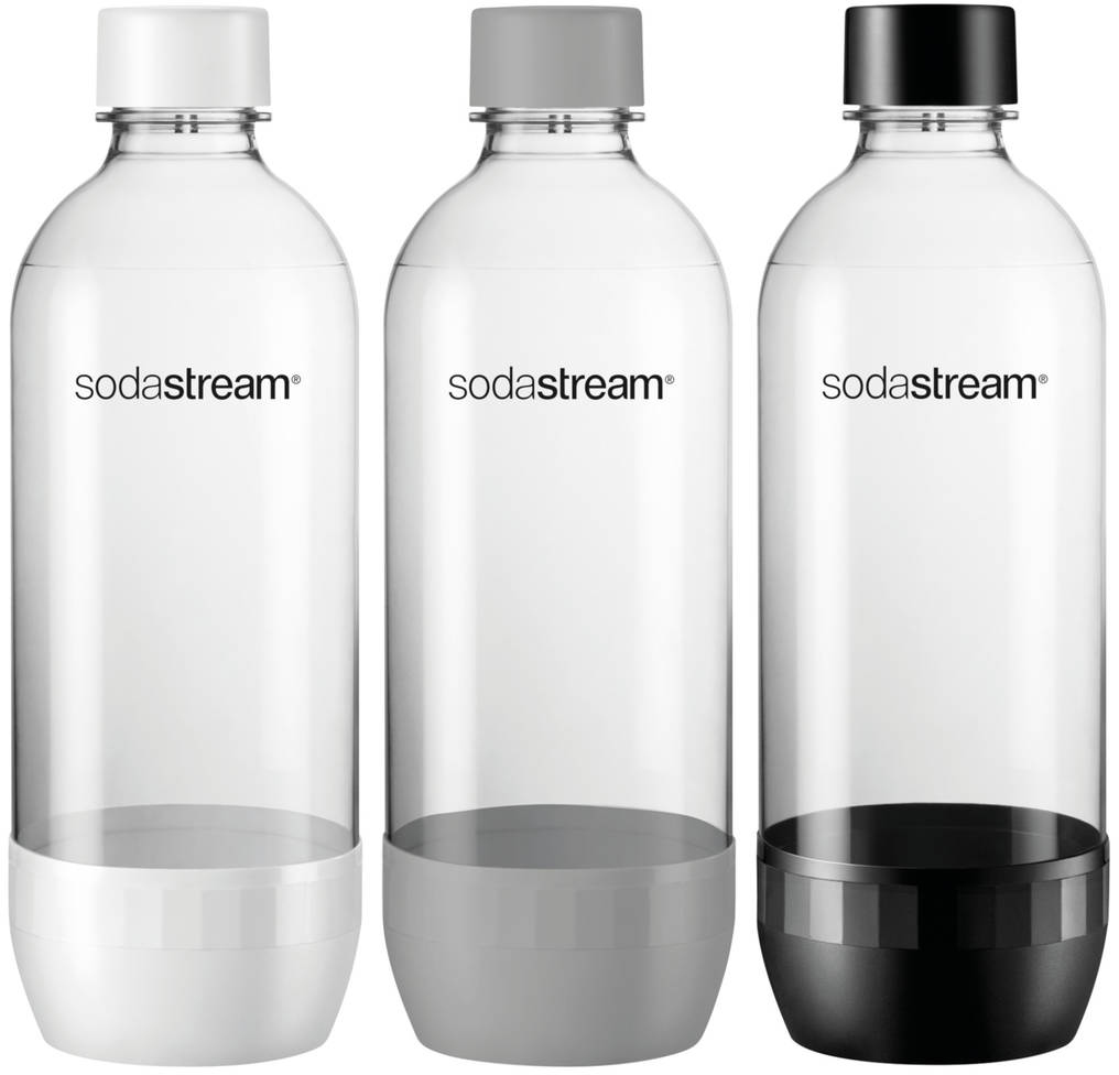 

Комплект бутылок Sodastream 3x1L (White/Grey/Black)