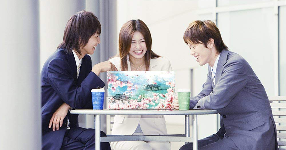 Чехол i-Blason Cover для MacBook Air 13 A1932 (Cherry Blossoms Y11) купить в интернет-магазине icover