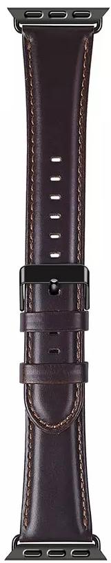 

Ремешок Wiwu Leather Watch Band для Apple Watch Series 1-6/SE 42/44 mm (Dark Brown)