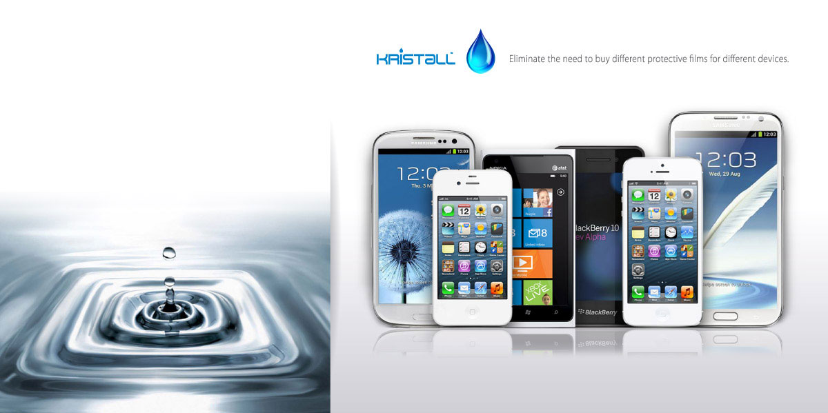 Kristall Nano-Tech Liquid Screen Protector - жидкая пленка для планшетов купить в интернет-магазине icover